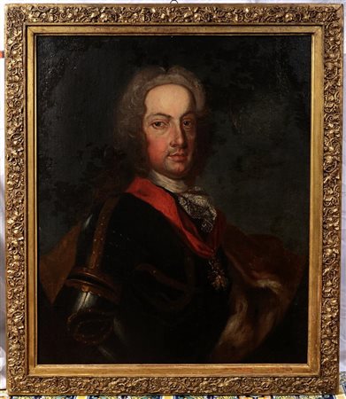  
Ritratto di gentiluomo prima metà XVIII secolo
Olio su tela, cm 77 x 66 