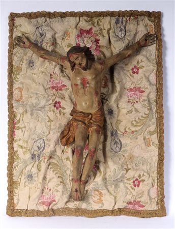  
Cristo in carta pesta Italia meridionale,  XIX secolo
 40 x 33 x 10 cm