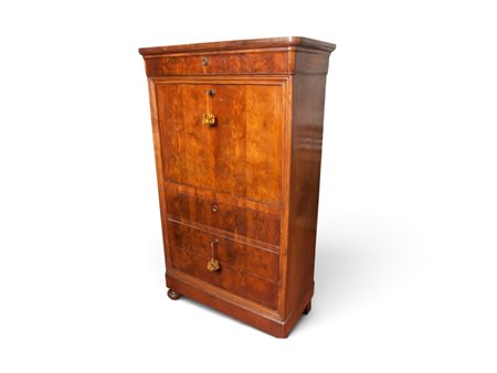  
Secretaire a battent a quattro cassetti con calatoia Francia, seconda metà XIX secolo
 147 x 87 x 42 cm