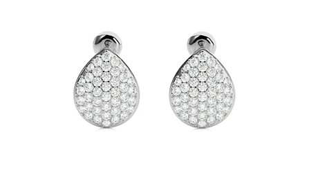 ORECCHINI IN ORO BIANCO 18K CON DIAMANTI 1.23 CT DOC-0012361-0025