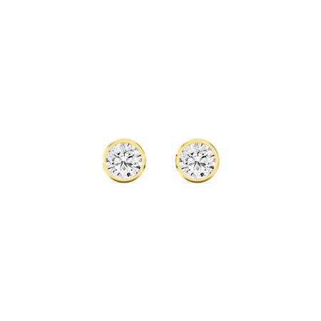 ORECCHINI IN ORO GIALLO 18K CON DIAMANTI LAB GROWN 1.02 CT - DOC-0011849-0045