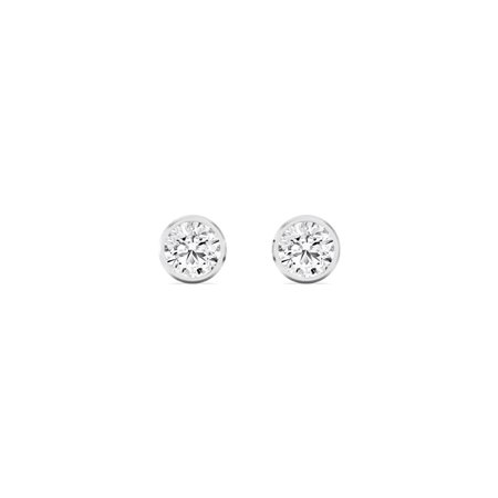 ORECCHINI IN ORO BIANCO 18K CON DIAMANTI LAB GROWN 1.02 CT - DOC-0011849-0044