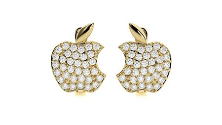 ORECCHINI IN ORO GIALLO 18K CON DIAMANTI NATURALI 0.50 CT DOC-0012362-0010