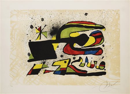 Joan Mirò (Barcellona 1893 - Palma Di Maiorca 1983) - "Gos i Ocell, aus der...