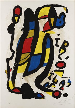 Joan Mirò (Barcellona 1893 - Palma Di Maiorca 1983) - "Mirò Milano" 1991...
