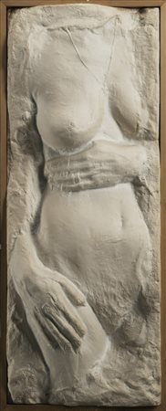 George Segal (New York 1924 - 2000) - "Senza titolo" 1975 papier-maché, cm...