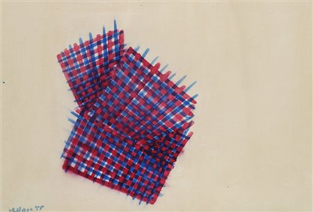 Mario Nigro (Pistoia 1917 - Livorno 1992) - "Spazio totale" 1955 tempera su...