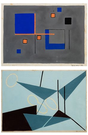 Regina (Mede Lomellina 1894 - Milano 1974) - Lotto di quattro opere: - "Senza...