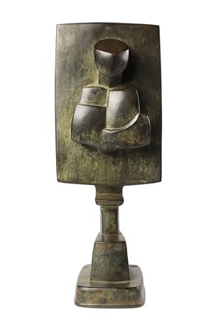 Mario Negri (Tirano 1916 - 1987) - "Rilievo dell'antenato" 1978-79 scultura...
