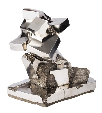 Giò Pomodoro (Orciano Di Pesaro 1930 - Milano 2002) - "Il Sole e il Serpente"...