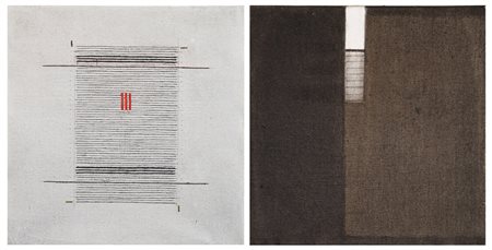 Bice Lazzari (Venezia 1900 - Roma 1981) - Lotto di due opere: - "Senza...