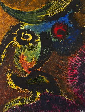 Jean Raine (Bruxelles 1927 - Rochetaillée-sur-Saône 1986) - "Coiffé de lune"...