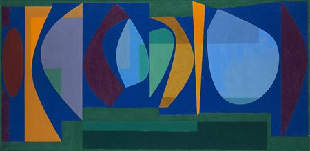 Edgar Pillet (Saint-Christoly-Médoc 1912 - 1996) - "Lunaisons" 1952 olio su...