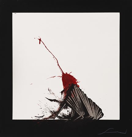 Emilio Scanavino (Genova 1922 - Milano 1986) - "Studio" 1975 acrilico su...