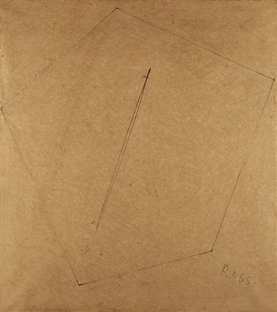 Lucio Fontana (Rosario Di Santa Fé 1899 - Comabbio 1968) - "Studio per...