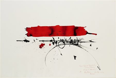 Georges Mathieu (Boulogne-Sur-Mer 1921 - Boulogne-Billancourt 2012) -...