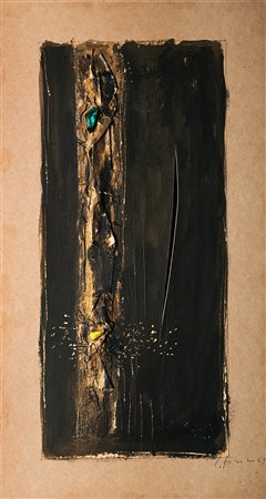 Lucio Fontana (Rosario Di Santa Fé 1899 - Comabbio 1968) - "Concetto...