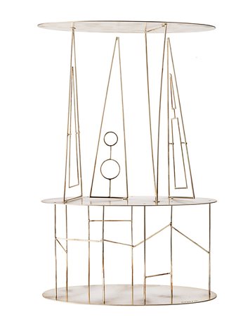 Fausto Melotti (Rovereto 1901 - Milano 1986) - "Scultura 26" 1978 scultura in...