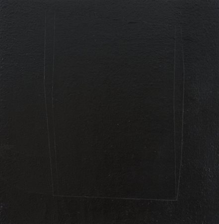 Paolo Cotani, Roma 1940 - 2011, Senza titolo 1992, Olio su tela, cm. 129x120,...