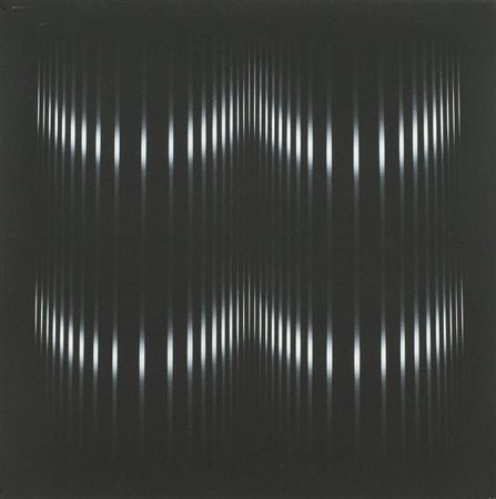 Ennio Finzi, Venezia 1931 - , Senza titolo 1970, Olio su tela, cm. 65x65, Sul...