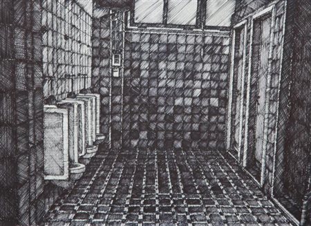 Andrea Chiesi, 1966 - , K I° 2007, China su cartoncino, cm. 24x33, Sul verso:...