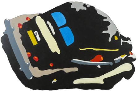 Fabio De Poli, Genova 1947 - , Auto , Smalto su pannello sagomato, cm....