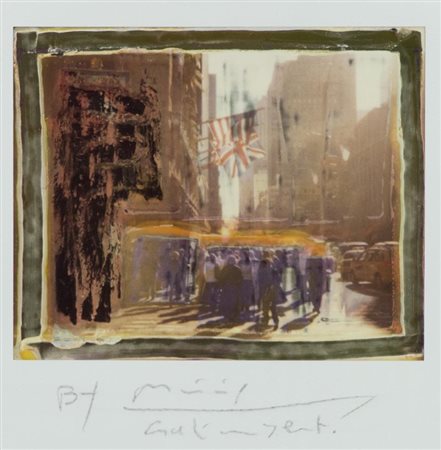 Maurizio Galimberti, Como 1956 - , New York 2007, Foto "Polaroid" ritoccata a...