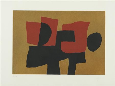 Afro Basaldella, Udine 1912 - Zurigo 1976, Scarpanto 1974, Acquaforte di cm....