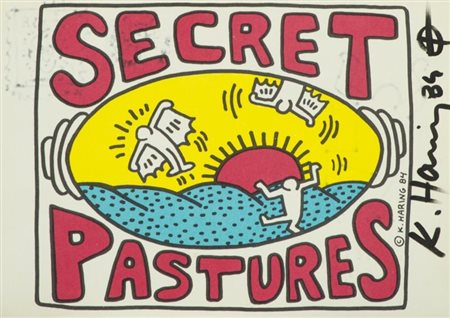 Keith Haring, Pennsylvania 1958 - New York 1990, Secret Pastures 1984,...