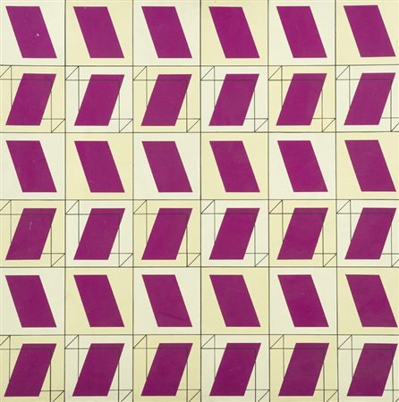 Walter Fusi, Udine 1924 - Firenze 2013, Senza titolo 1974, Olio su tela, cm....