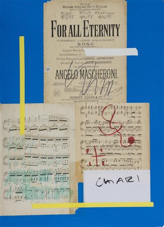 Giuseppe Chiari, Firenze 1926 - 2007, For all Eternity 1993, Collage e...