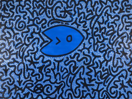 LA II (Angel Ortiz), New York 1967 - , Senza titolo , Acrilico su tela, cm....