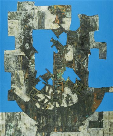 Andrea Stella, Firenze 1950 - , L'Arco della scienza , Tecnica mista con...