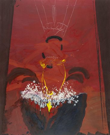 Gastone Biggi, Roma 1925 - Langhirano (Pr) 2014, L'inquisidor 2005, Olio su...