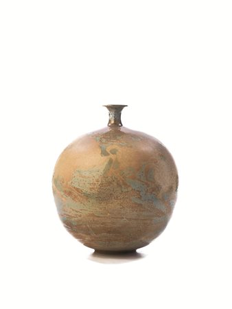 Paolo Staccioli(Scandicci 1943)VASO, 1993Maiolica policroma con lustro...