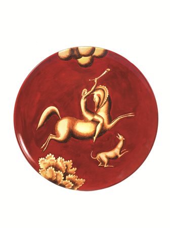 Gio Ponti(Milano 1891-1972)L&rsquo;AMAZZONE COL CORNO, 1929 CIRCAManifattura...