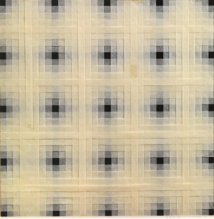 Edoardo Landi&nbsp; (Modena 1937)&nbsp; S.B.N. 61&nbsp; carta collage su...