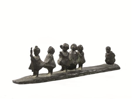 Nicola D'Antino&nbsp; (Caramanico 1880 - Roma 1966)&nbsp; FANCIULLI&nbsp;...