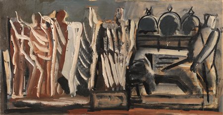 Mario Sironi&nbsp; (Sassari 1885 - Milano 1961)&nbsp; STUDIO PER L'AFFRESCO...