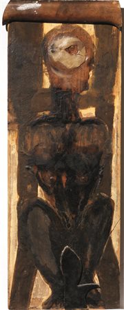 Bruno Ceccobelli&nbsp; (Todi 1952)&nbsp; SENZA TITOLO&nbsp; tecnica mista su...