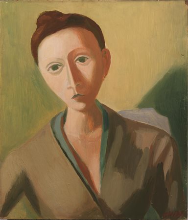 Virgilio Guidi&nbsp; (Roma 1891 - Venezia 1984)&nbsp; DONNA ASSORTA&nbsp;...