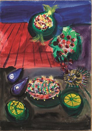 Bruno Cassinari&nbsp; (Piacenza 1912 - Milano 1992)&nbsp; NATURA MORTA&nbsp;...