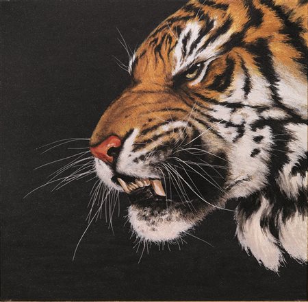 Chen Wei&nbsp; (Pechino 1984)&nbsp; SOUL&nbsp; dittico, acrilico su tela,...