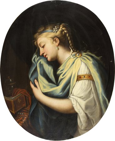 Anonimo fiorentino seicentesco Maddalena Olio su tela, cm. 91 x 74