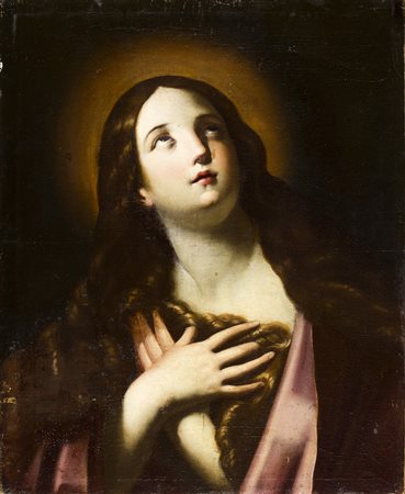 Da Guido Reni Maddalena Penitente Olio su tela, cm. 74 x 59,5