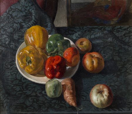 CAGNACCIO DI SAN PIETRO Desenzano del Garda 1897 - Venezia 1946 Natura morta...