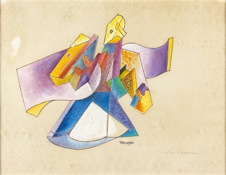 ANTONIO MARASCO Nicastro 1896 – Firenze 1975 Suonatore di fisarmonica Tecnica...