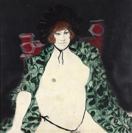 ARTURO CARMASSI Lucca 1925 – Empoli 2015 Egle, 1968 Olio su tela cm 100 x 100...