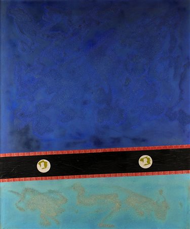 GIULIO TURCATO Mantova 1912 - Roma 1995 Ricordo di New York, metà Anni ‘60...