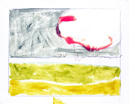 MARIO SCHIFANO Homs 1934 - Roma 1998 Paesaggio anemico, 1973-74 Smalto su...